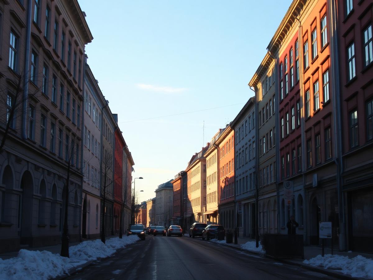 Stockholm en tidig morgon